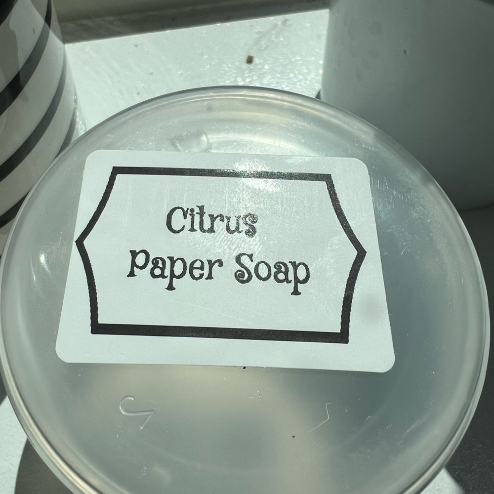 Citrus Paper Soap - Picture 5 of 5